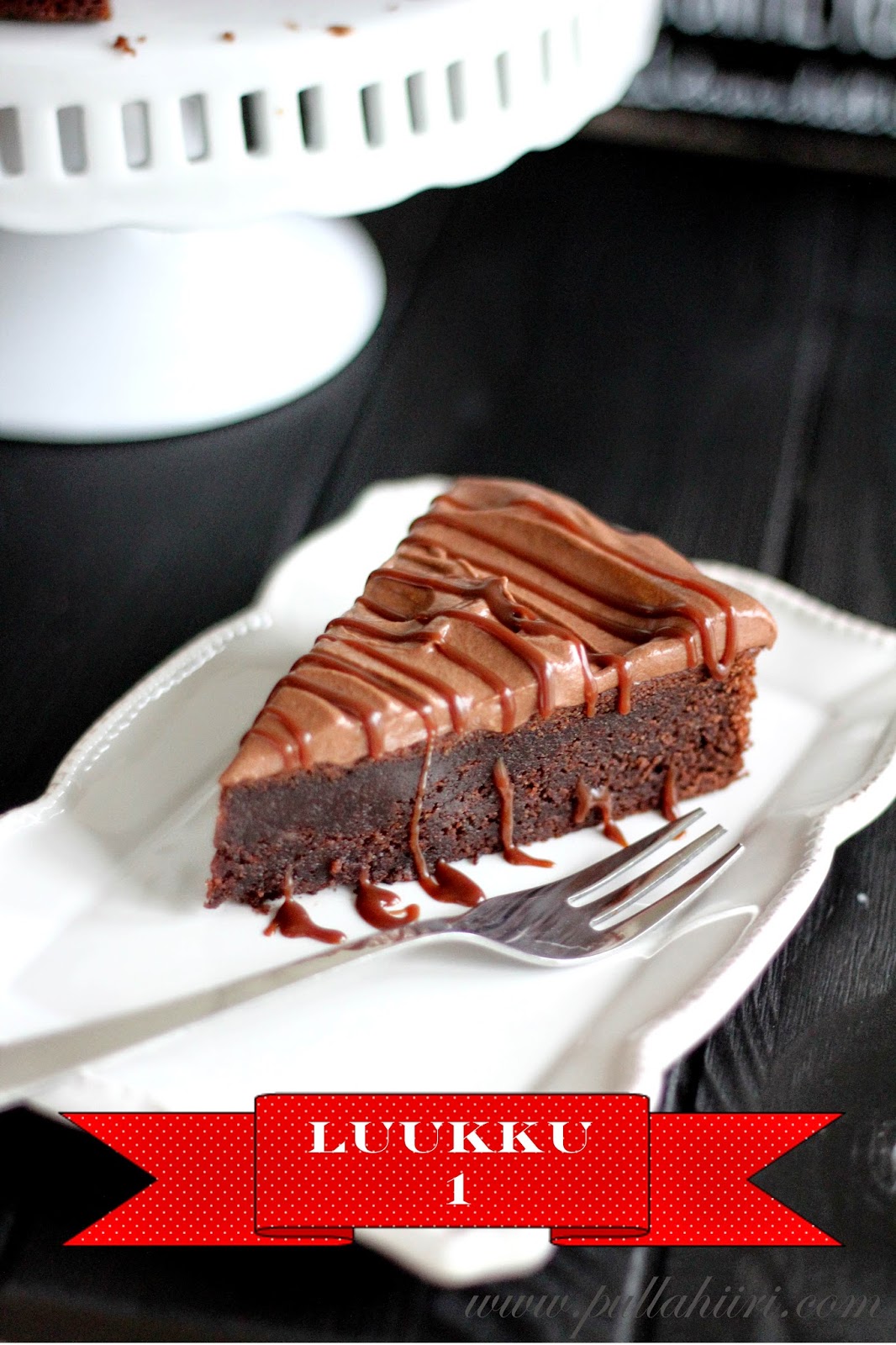 Joulukalenteri - Luukku 1: Suklainen mutakakku / Chocolate mud cake -  Pullahiiren leivontanurkka