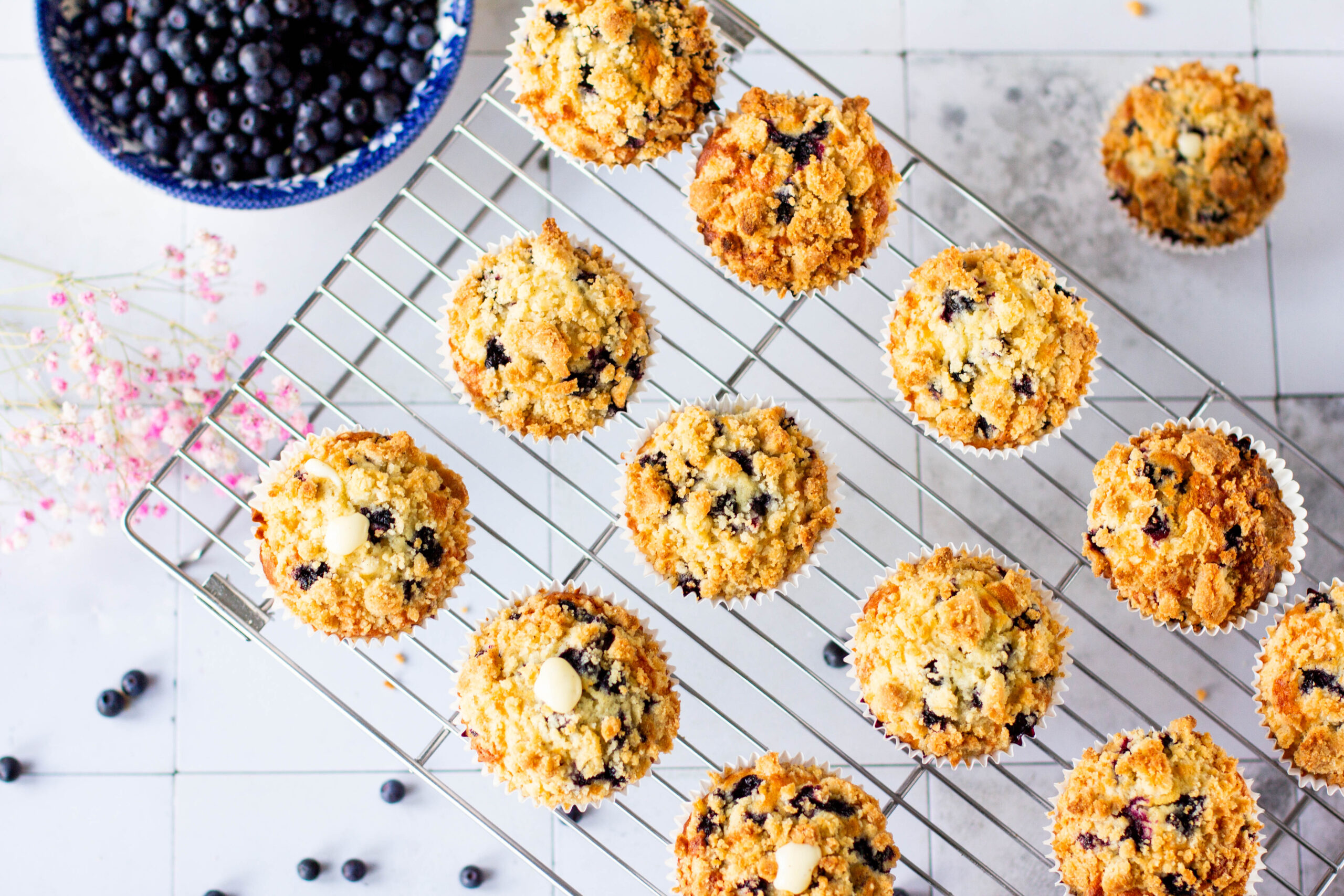 Helpot mustikkamuffinssit