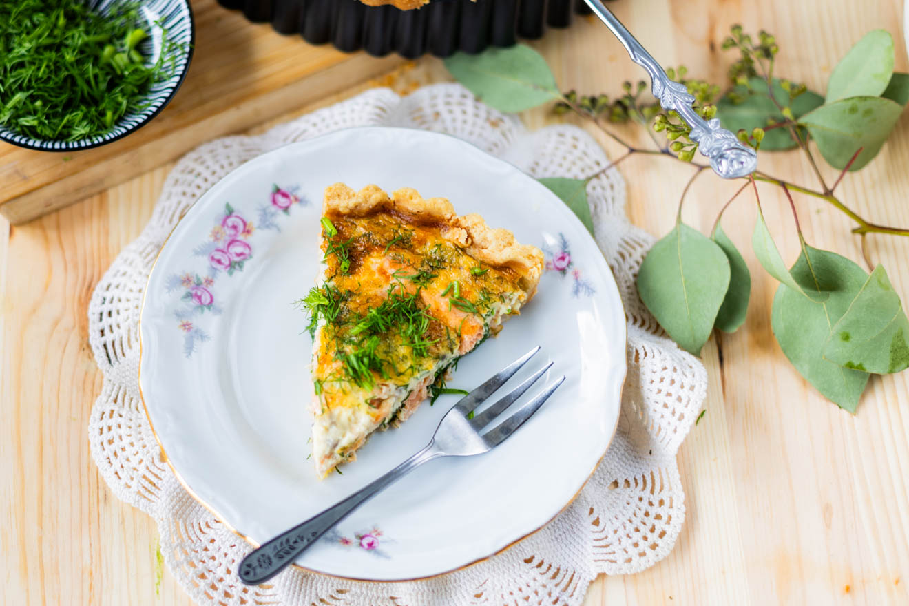 Herkullinen lohipiirakka