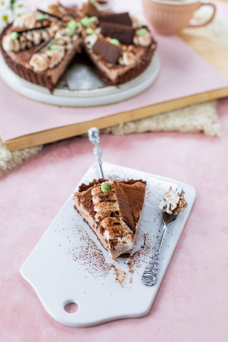 Mint chocolatechip pie