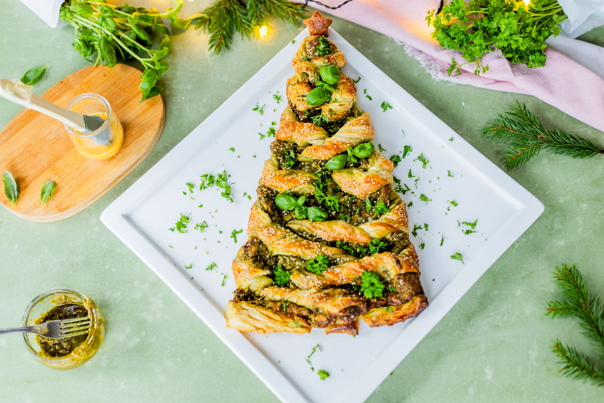 Pesto-pinaattipiirakka