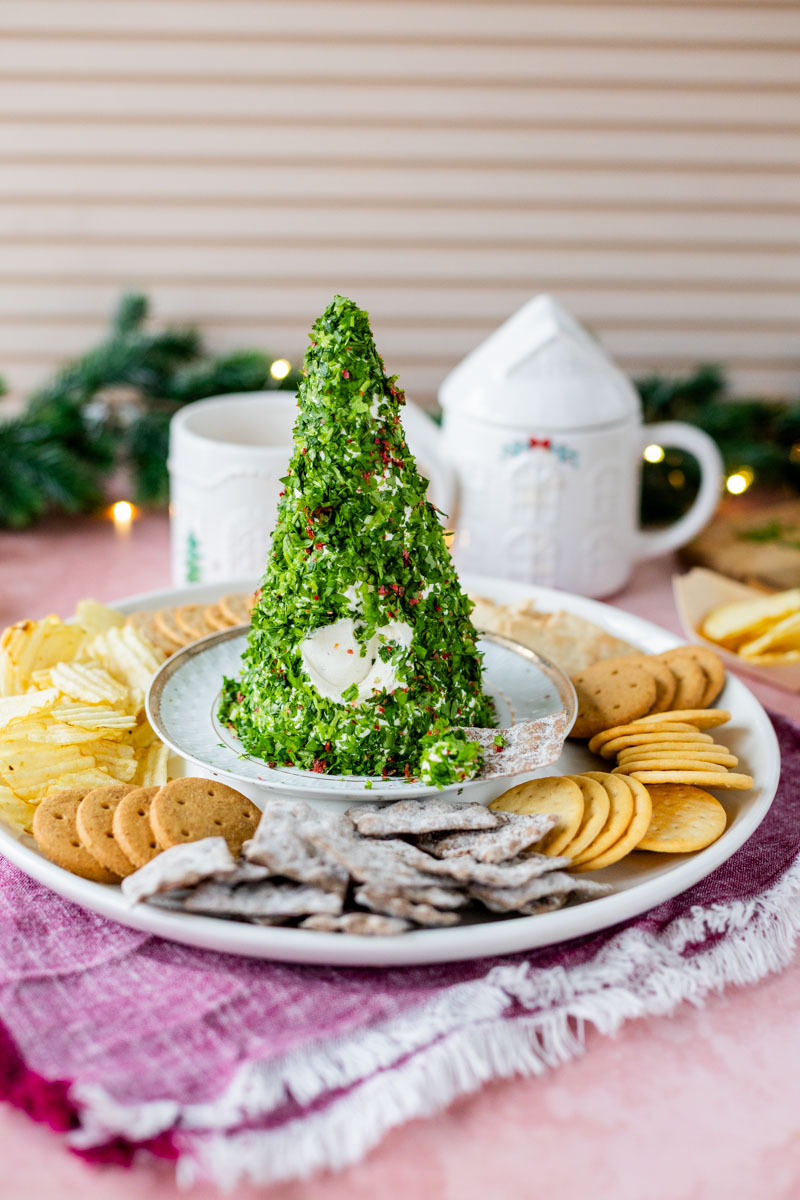 Yrteillä maustettu tuorejuustokuusi