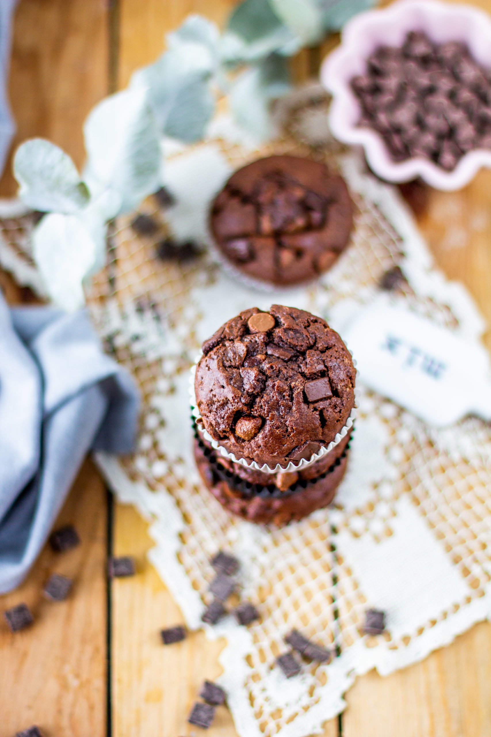 quick and easy chocolate muffins